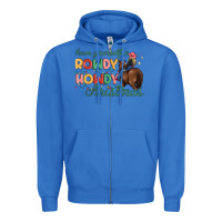 True Royal have yourself a rowdy howdy christmas Zipper Hoodie - MaliasSmallBusiness