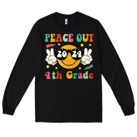 Black peace out 2024 4th grade Long Sleeve Tee - JahusDesignShop