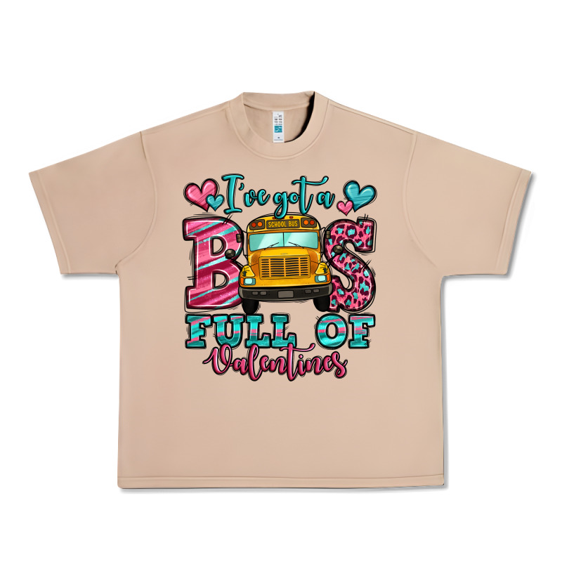 I've Got A Bus Full Of Valentines School Bus Urban Heavy Tee by Jasminsmagicworld | Teevron