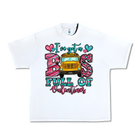 White i've got a bus full of valentines school bus Urban Heavy Tee - Jasminsmagicworld