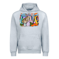 Heather Grey love easter Urban Hoodie - CowGirlArtShop