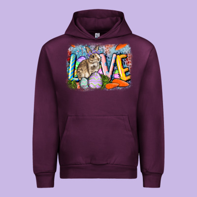 Love Easter Urban Hoodie Designed By Cowgirlartshop