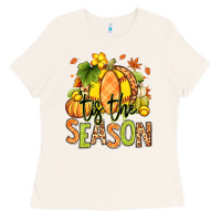 Bone Tis' the season Fall Softball Ladies Tee - RanaPortraitStore