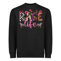 Black race life Heavyweight Sweatshirt - Artiststas