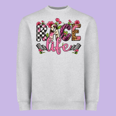 Race Life Heavyweight Sweatshirt Designed By Artiststas