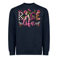 Navy race life Heavyweight Sweatshirt - Artiststas