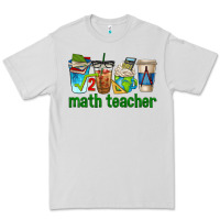 Dove Grey math teacher coffee cups Premium Tee - texasbilliewilder