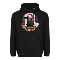 Black christmas dorper sheep Heavyweight Hoodie - LillyAllenDesigns