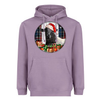 Lavender christmas dorper sheep Heavyweight Hoodie - LillyAllenDesigns