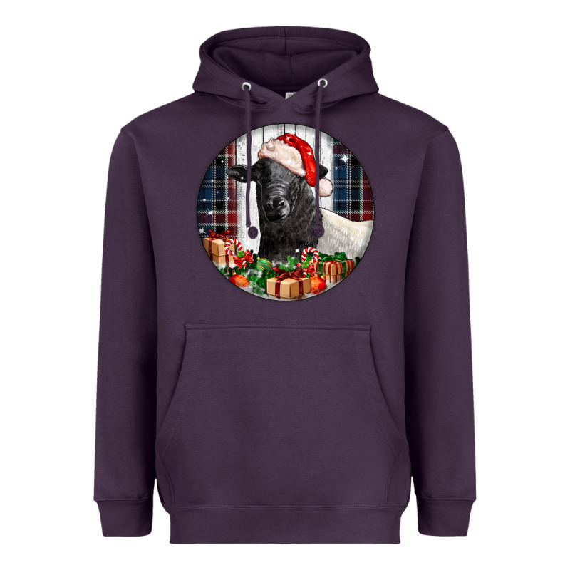 Christmas Dorper Sheep Heavyweight Hoodie by LillyAllenDesigns | Teevron