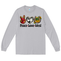 Moon Dust peace love west Long Sleeve Tee - BarkalooDesign
