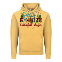 Vintage Mustard santa s favorite basketball player Vintage Hoodie - JahusDesignShop