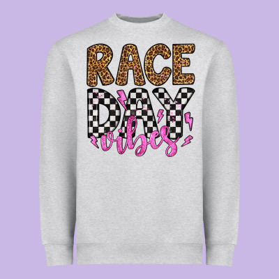 Race Day Vibes Heavyweight Sweatshirt Designed By Artiststas