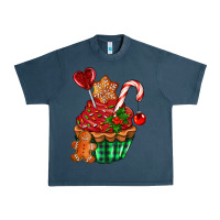 Midnight Navy christmas cupcake Urban Heavy Tee - AdoDesignShop