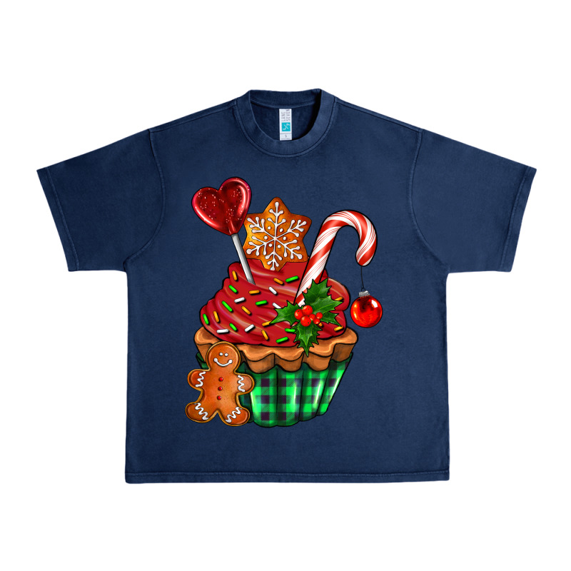 Christmas Cupcake Urban Heavy Tee by AdoDesignShop | Teevron