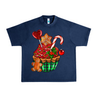 Navy christmas cupcake Urban Heavy Tee - AdoDesignShop