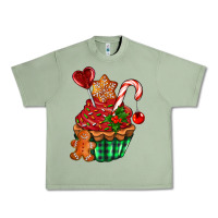 Oil Green christmas cupcake Urban Heavy Tee - AdoDesignShop