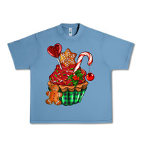 Pebble Blue christmas cupcake Urban Heavy Tee - AdoDesignShop