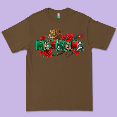 Mexicana Premium Tee Designed By Texasbilliewilder