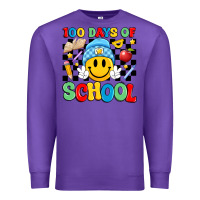 Purple 100 days of school Premium Sweatshirt - Artiststas