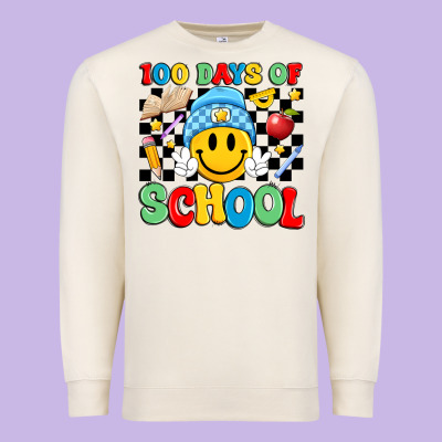 100 Days Of School Premium Sweatshirt Designed By Artiststas
