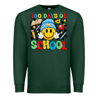 Sports Green 100 days of school Premium Sweatshirt - Artiststas