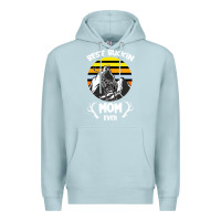 Blue Mist Best Buckin Mom Ever Premium Hoodie - Bettercallsaul