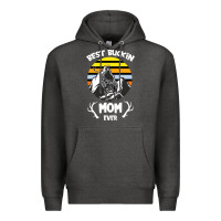 Charcoal Heather Best Buckin Mom Ever Premium Hoodie - Bettercallsaul