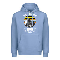 Colony Blue Best Buckin Mom Ever Premium Hoodie - Bettercallsaul