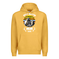 Mustard Best Buckin Mom Ever Premium Hoodie - Bettercallsaul