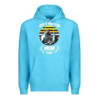 Ocean Blue Best Buckin Mom Ever Premium Hoodie - Bettercallsaul