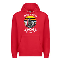 Red Best Buckin Mom Ever Premium Hoodie - Bettercallsaul
