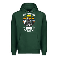 Sports Green Best Buckin Mom Ever Premium Hoodie - Bettercallsaul