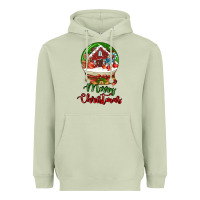 Matcha Merry Christmas Heavyweight Hoodie - LillyAllenDesigns