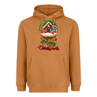 Meerkat Merry Christmas Heavyweight Hoodie - LillyAllenDesigns