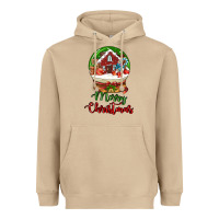 Mushroom Merry Christmas Heavyweight Hoodie - LillyAllenDesigns