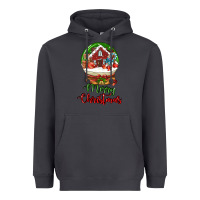 Smoke Merry Christmas Heavyweight Hoodie - LillyAllenDesigns