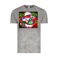 Cloud Rock dominican republic  leopard Vintage Tee - AdoDesignShop