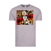 Vintage Zinc bullskull Sunflower Vintage Tee - JahusDesignShop