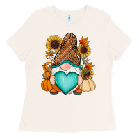 Bone Western Fall gnome Ladies Tee - RanaPortraitStore