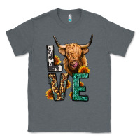 Charcoal Heather love long haired cow Classic Tee - Jasminsmagicworld