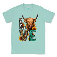 Seafoam love long haired cow Classic Tee - Jasminsmagicworld