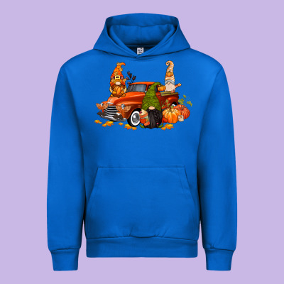 Fall Gnome Truck Urban Hoodie Designed By Cowgirlartshop