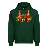 Forest Green fall gnome truck Urban Hoodie - CowGirlArtShop