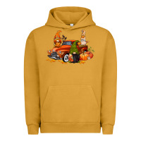 Pigment Peanut Butter fall gnome truck Urban Hoodie - CowGirlArtShop