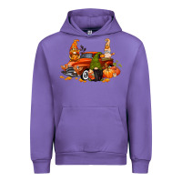 Tulip fall gnome truck Urban Hoodie - CowGirlArtShop