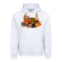 White fall gnome truck Urban Hoodie - CowGirlArtShop
