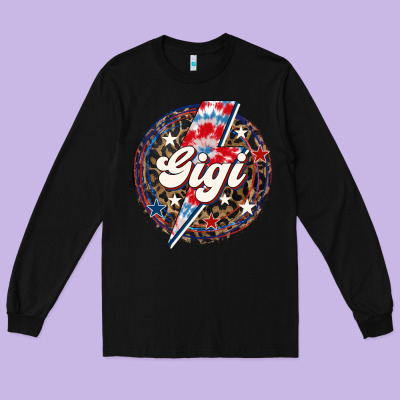 Western Gigi Patriotic Long Sleeve Tee Designed By Lillyallendesigns