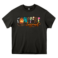 Asphalt campfire legend Heavy Core Tee - Zillion Design Studio