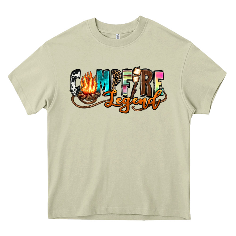 Campfire Legend Heavy Core Tee by Zillion Design Studio | Teevron